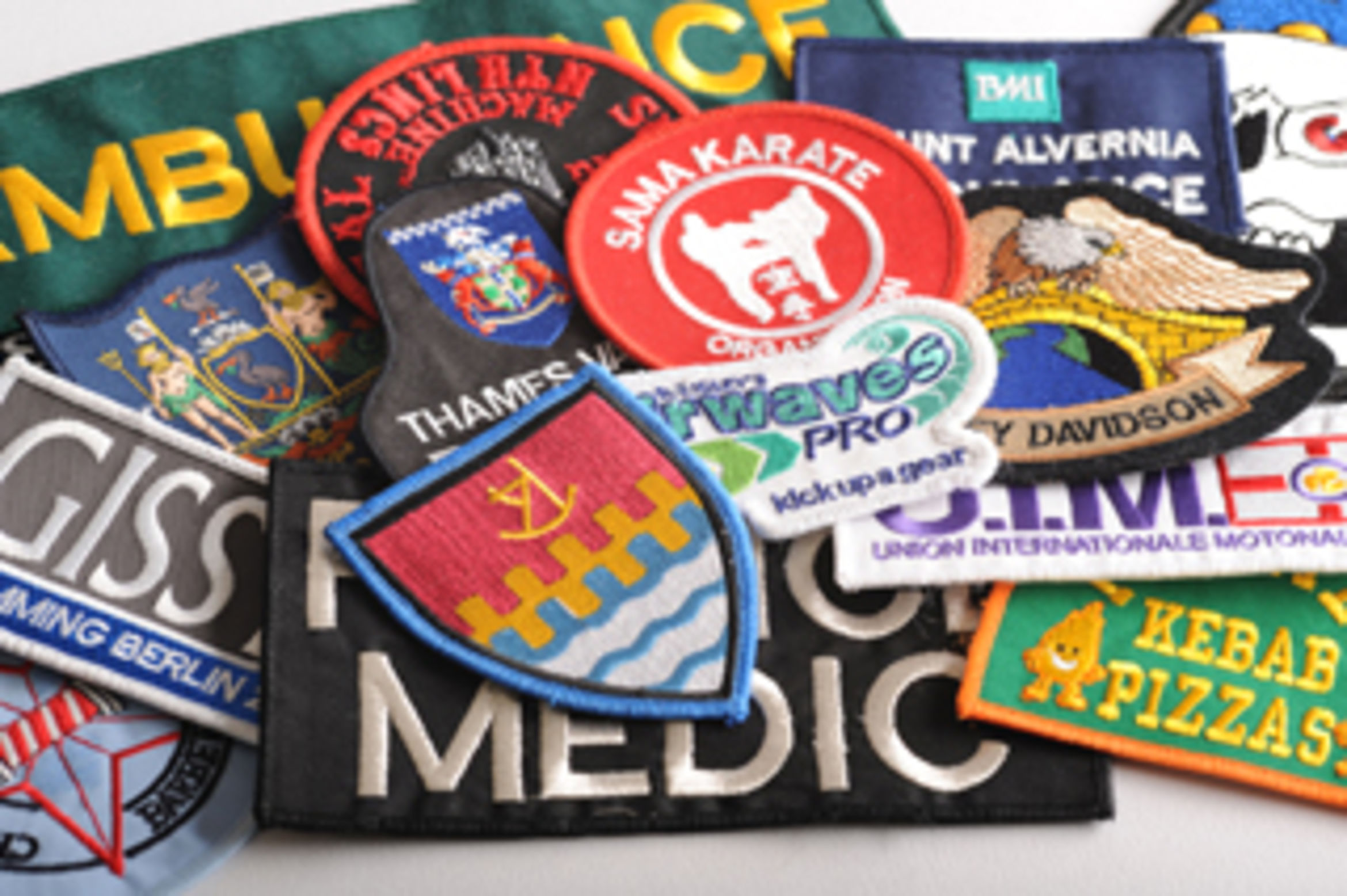 The EPCC supply a wide range of embroidered patches,  they can either be sewn or ironed on