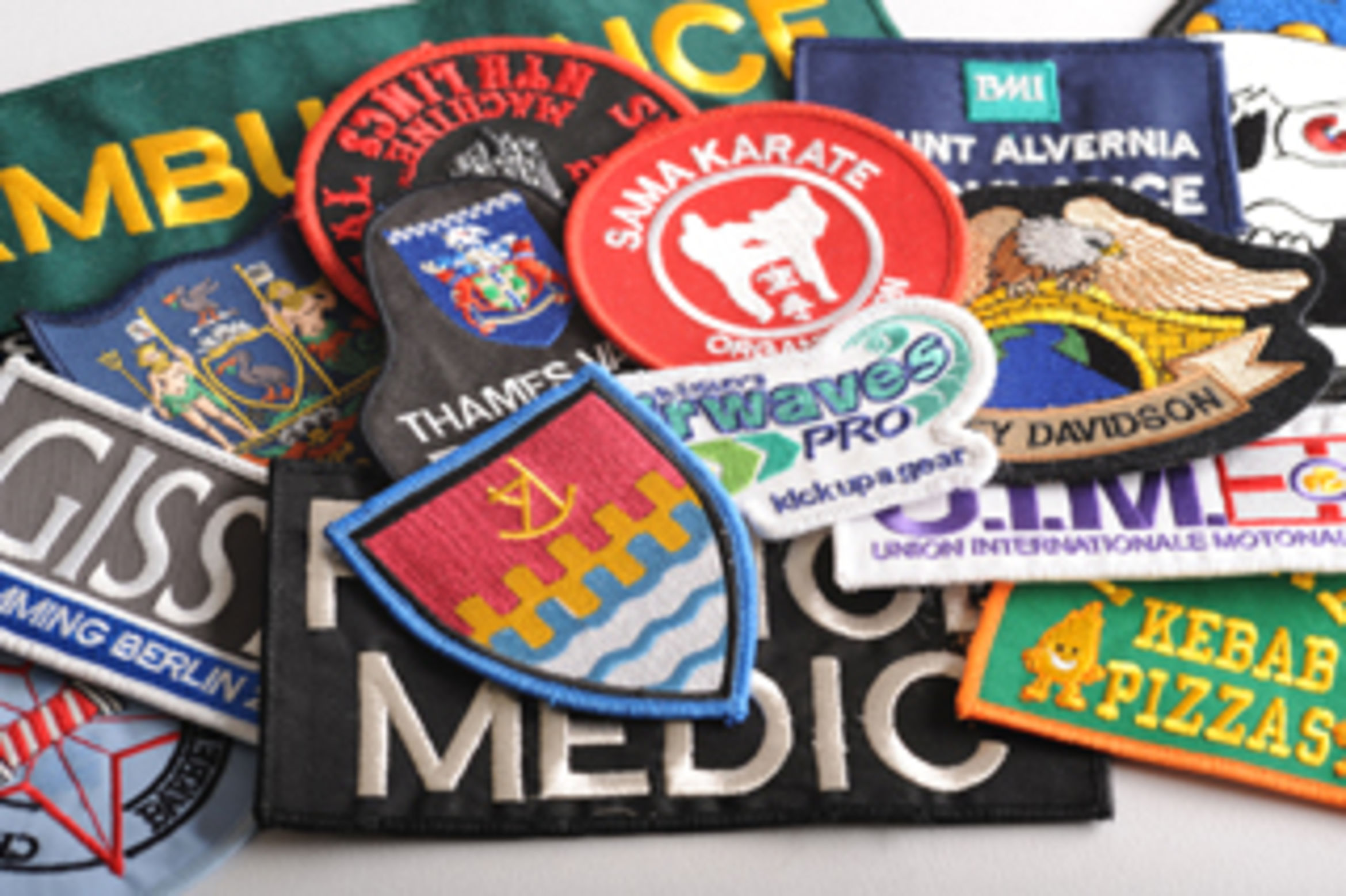 The EPCC supply a wide range of embroidered patches,  they can either be sewn or ironed on
