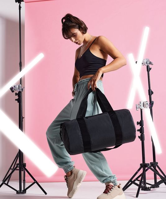 BagBase Reflective Barrel Bag