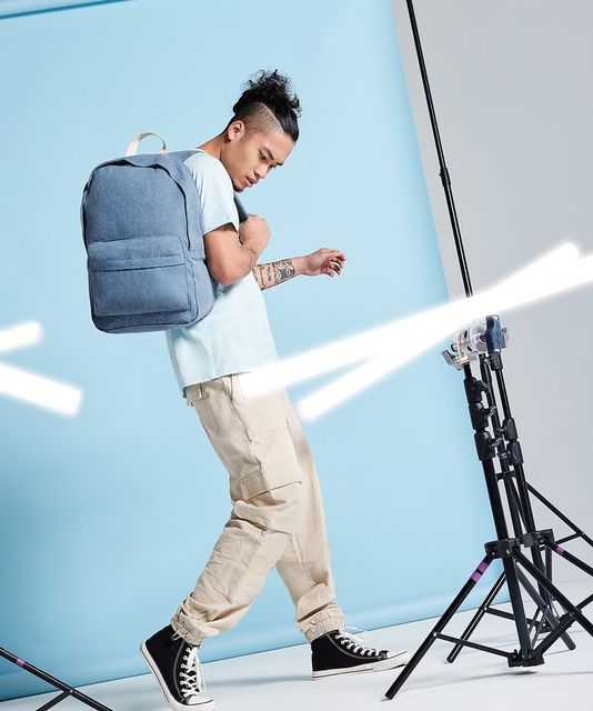 BagBase Denim Backpack
