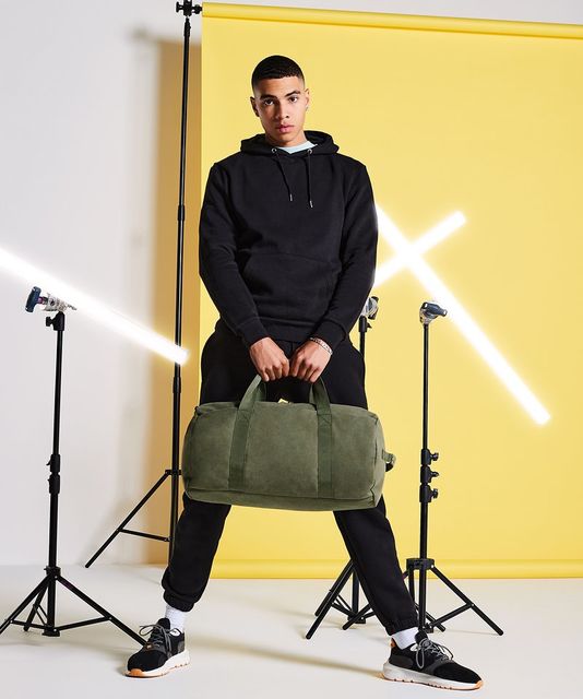 BagBase Vintage Canvas Barrel Bag