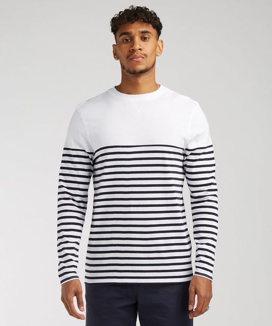 Front Row Long Sleeve Breton Stripe T-Shirt