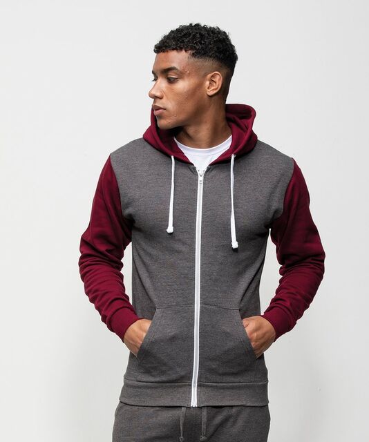 AWDis Retro Contrast Zoodie