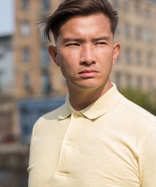 AWDis Surf Melange Piqué Polo Shirt