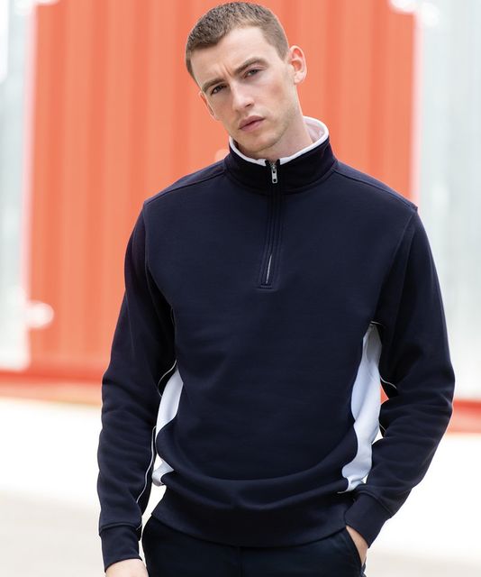 Finden and Hales Zip Neck Sweatshirt