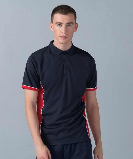 Finden and Hales Contrast Panel Polo Shirt