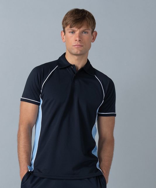 Finden and Hales Performance Piped Polo Shirt