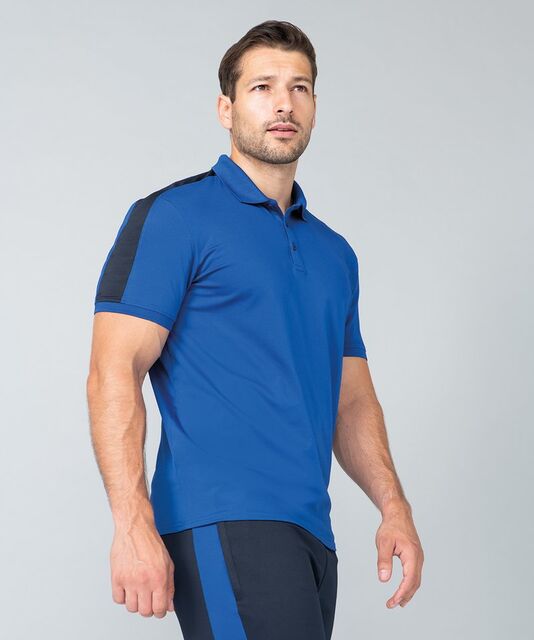 Finden and Hales Unisex Contrast Panel Piqué Polo Shirt