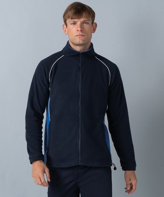 Finden and Hales Contrast Micro Fleece Jacket