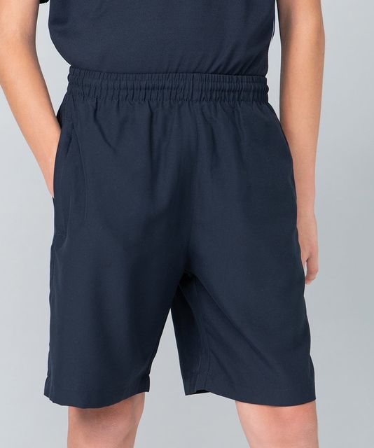 Finden and Hales Kids Plain Microfibre Shorts