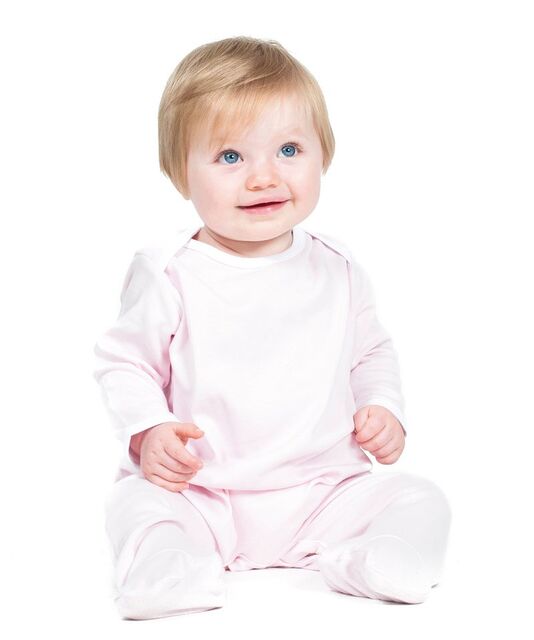 Larkwood Contrast Baby Sleepsuit