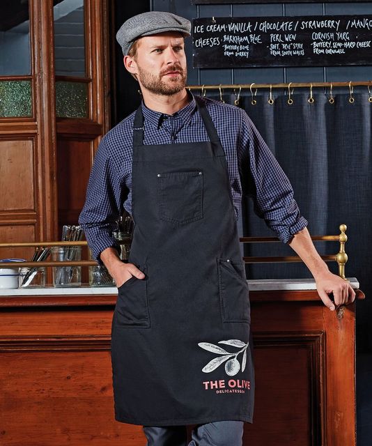 Premier Cotton Chino Bib Apron