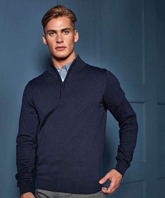 Premier Zip Neck Sweater