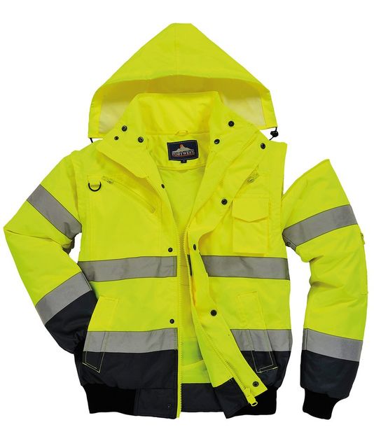 Portwest 3-in-1 Hi-Vis Bomber Jacket