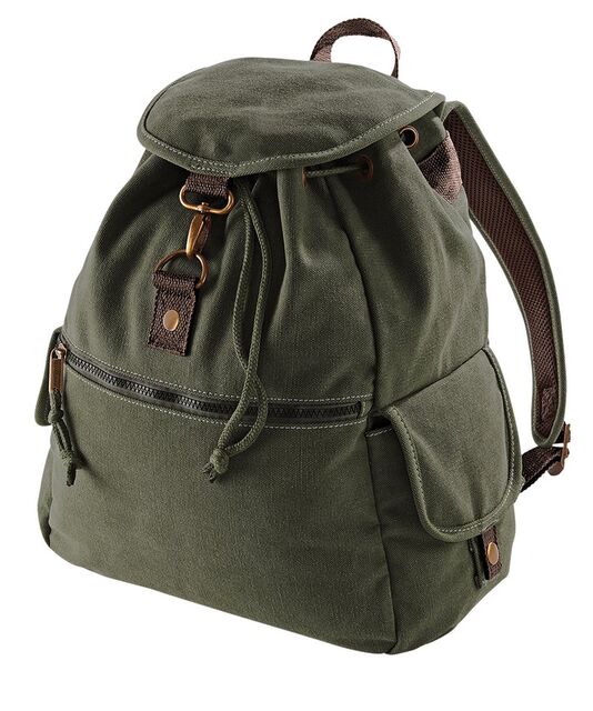 Quadra Vintage Canvas Backpack
