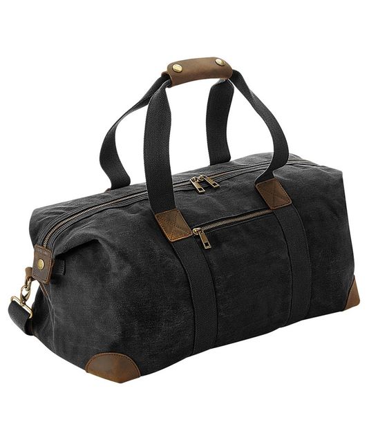 Quadra Heritage Waxed Canvas Holdall