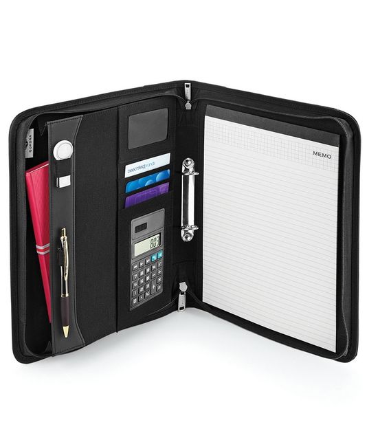 Quadra Burbank™ Deluxe Zipper Portfolio