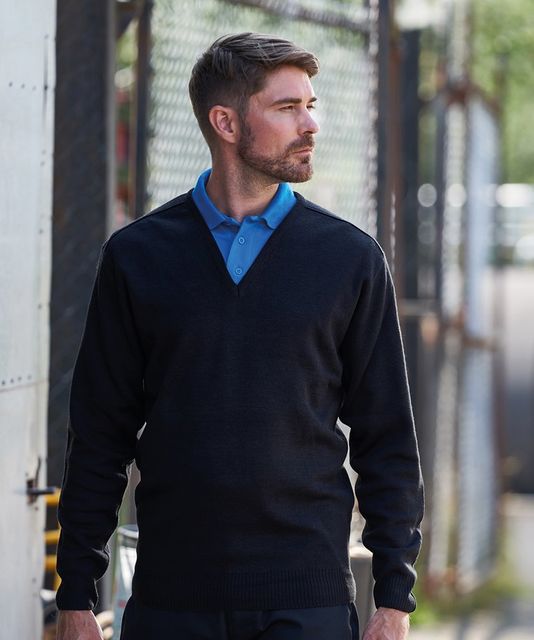 PRO RTX Pro Acrylic V Neck Sweater