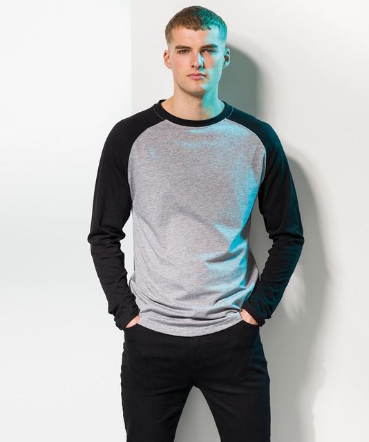 SF Men Long Sleeve Baseball T-Shirt