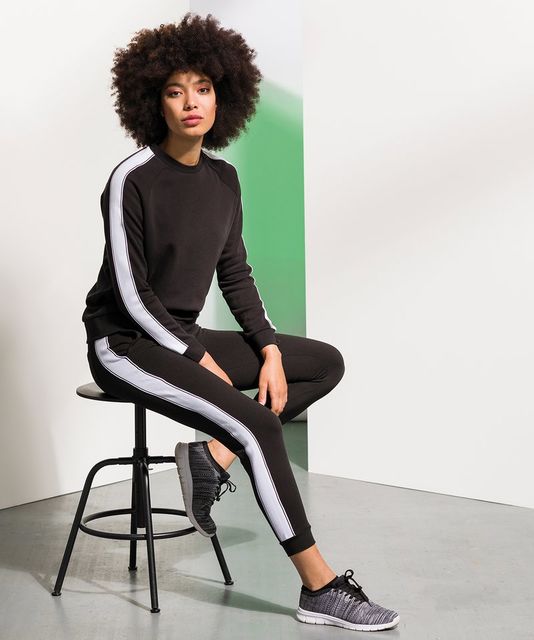 SF Unisex Contrast Raglan Sweatshirt