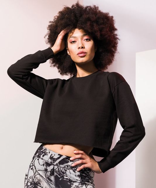 SF Ladies Cropped Slounge Sweatshirt