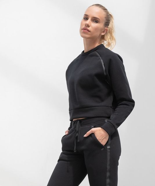 Tombo Ladies Cropped Sweatshirt