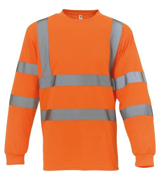 Yoko Hi-Vis Zip Neck Sweatshirt