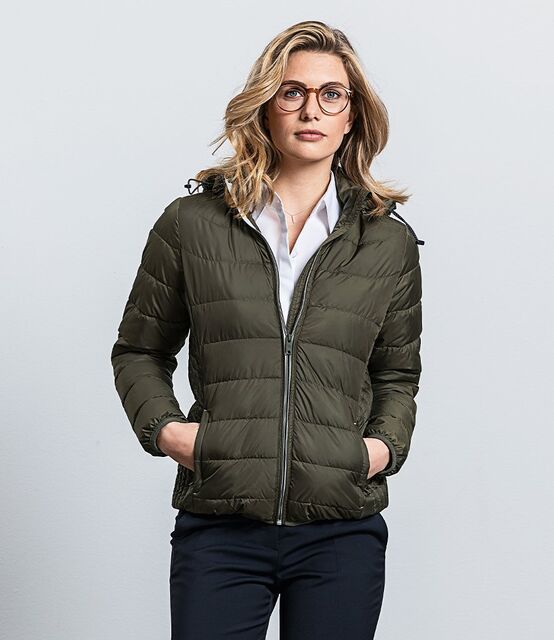 Russell Ladies Hooded Nano Padded Jacket