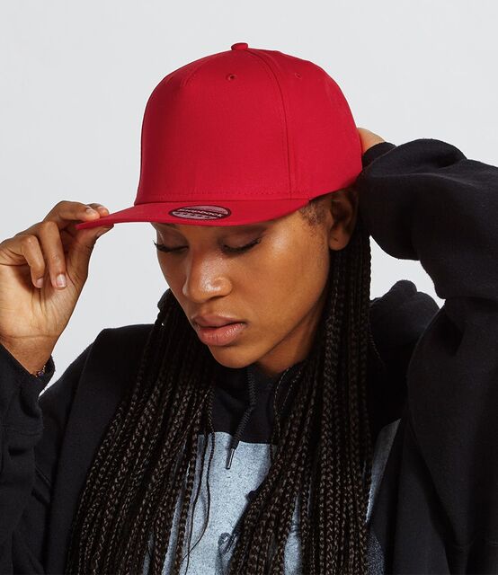 Beechfield 5 Panel Snapback Rapper Cap