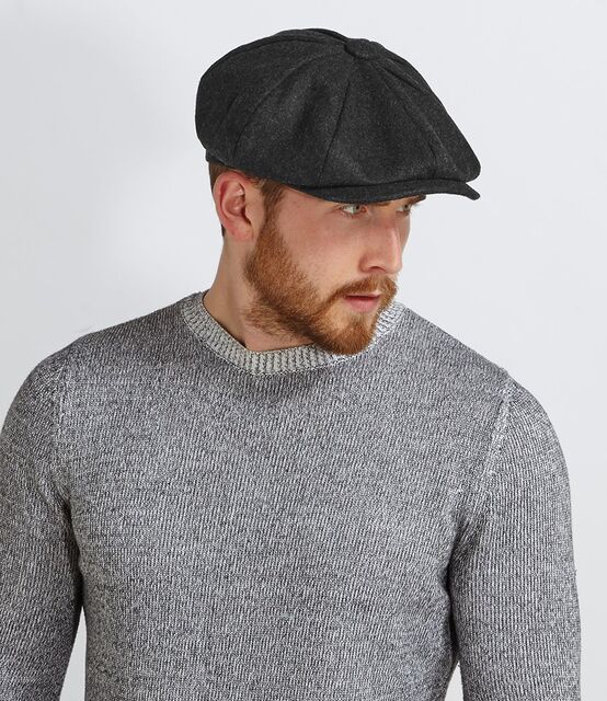 Beechfield Melton Wool Baker Boy Cap