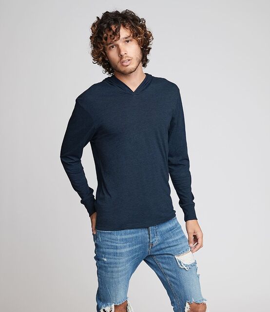 Next Level Unisex Tri-Blend Long Sleeve T-Shirt Hoodie