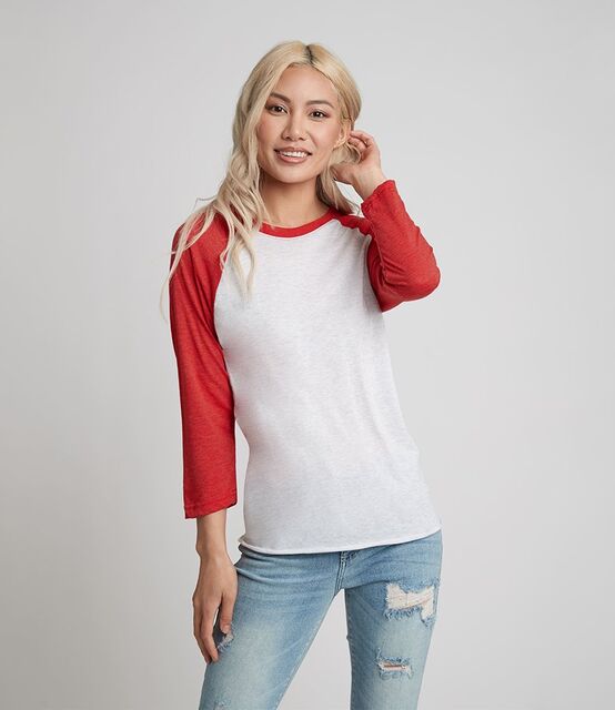 Next Level Unisex Tri-Blend 3/4 Sleeve Raglan T-Shirt