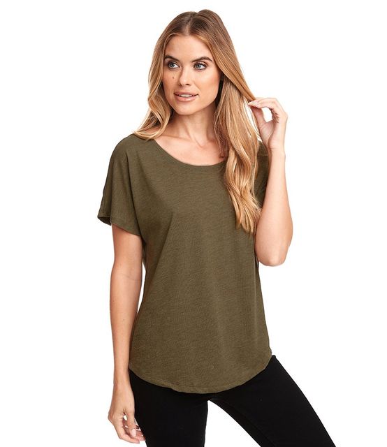 Next Level Ladies Tri-Blend Dolman T-Shirt