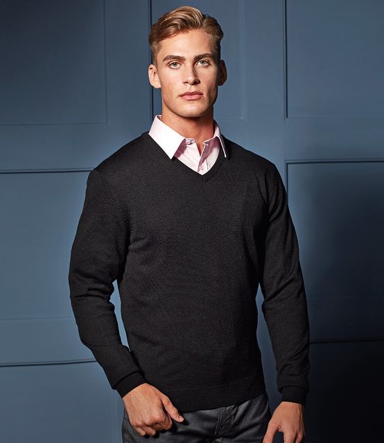 Premier Essential Acrylic V Neck Sweater