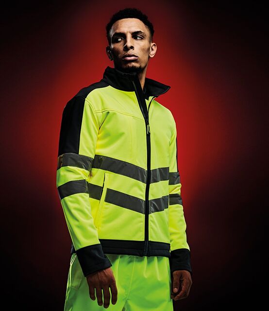 Regatta Hi-Vis Pro Contrast Soft Shell Jacket