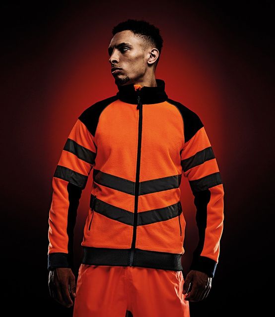 Regatta Hi-Vis Pro Contrast Fleece Jacket