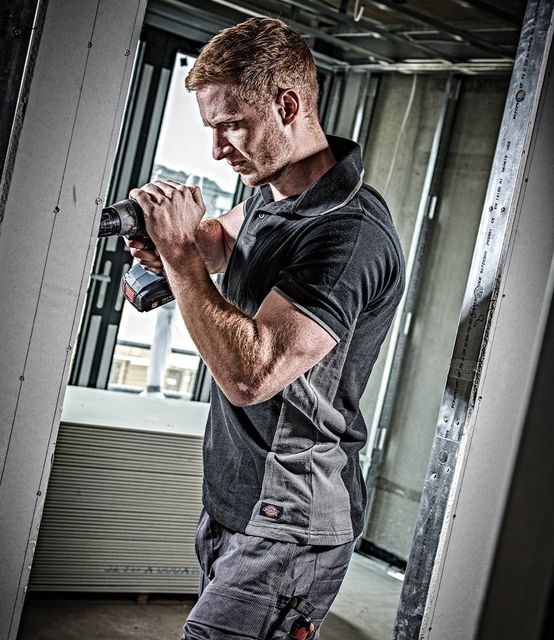 Dickies Two Tone Piqué Polo Shirt