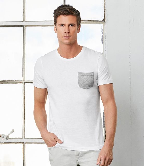 Canvas Contrast Pocket T-Shirt