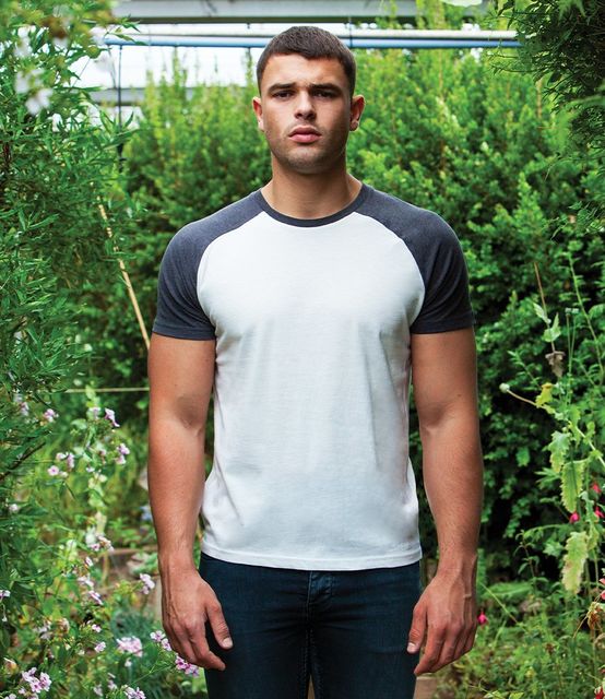 Superstar by Mantis Contrast Baseball T-Shirt