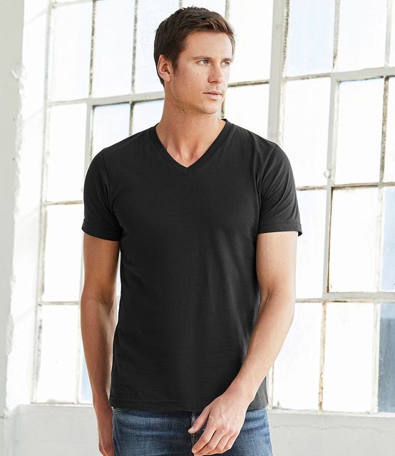 Canvas Unisex Jersey V Neck T-Shirt