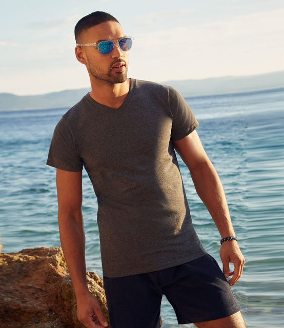 Fruit of the Loom V Neck Value T-Shirt