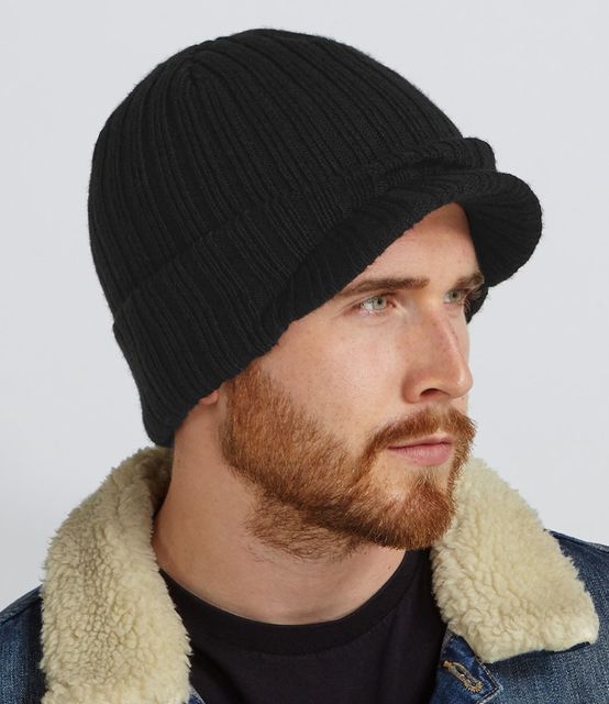 Beechfield Peaked Beanie