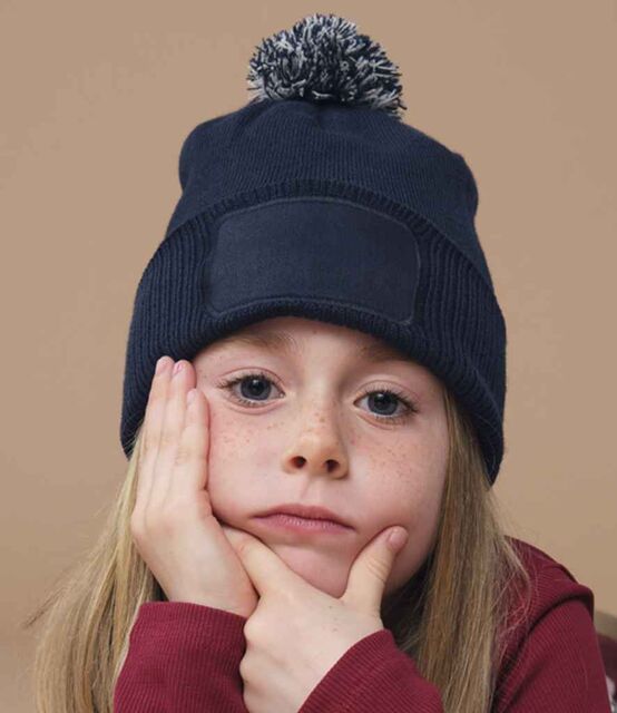 Beechfield Kids Snowstar® Patch Beanie