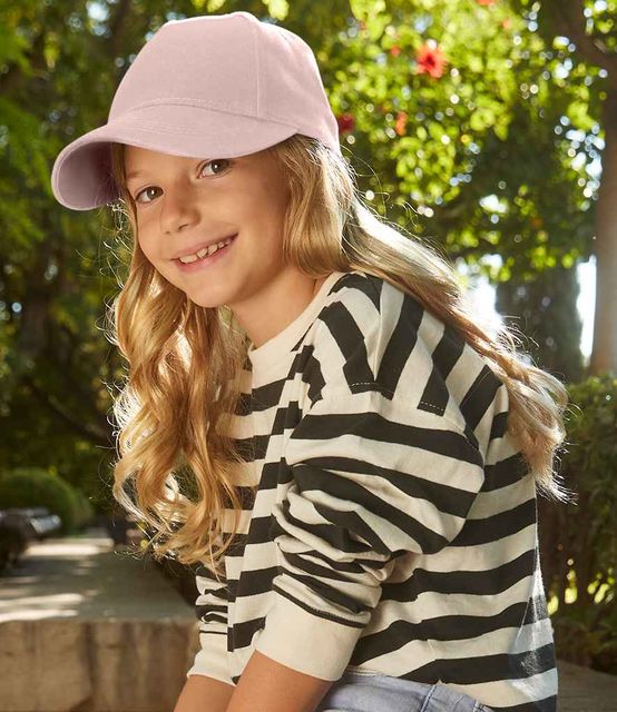 Beechfield Kids Organic Cotton 5 Panel Cap