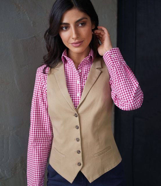 Brook Taverner Ladies Charlotte Chino Waistcoat