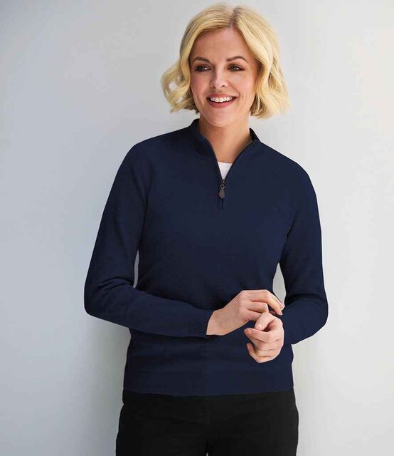 Brook Taverner Ladies Taylor 1/4 Zip Jumper