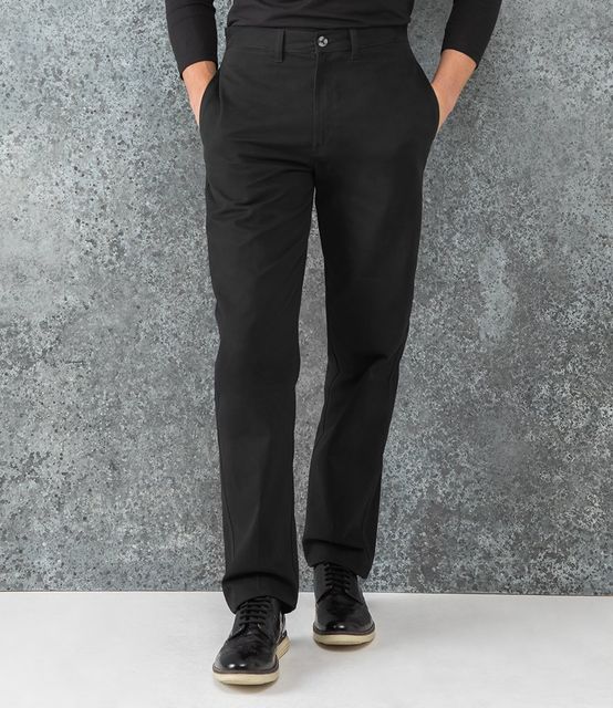 Henbury Flat Fronted Chino Trousers
