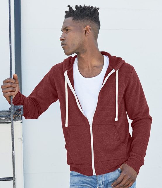 Canvas Unisex Tri-Blend Full Zip Hoodie