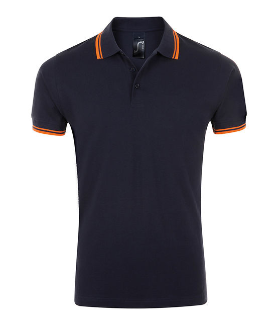 SOL'S Pasadena Tipped Cotton Piqué Polo Shirt