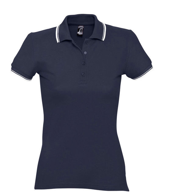 SOL'S Ladies Practice Tipped Cotton Piqué Polo Shirt